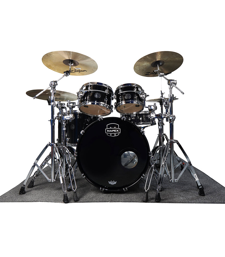 Mapex Saturn Evolution Maple Piano Black 6pc Drumkit